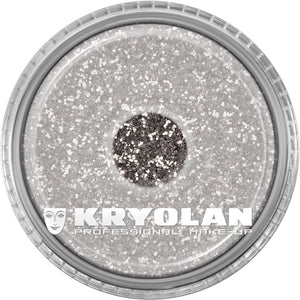 KRYOLAN POLYESTER GLIMMER SILVER - PLATA, 4 GR