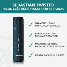 Cargar imagen en el visor de la galería, SEBASTIAN PROFESSIONAL TWISTED SHAMPOO, 250 ML