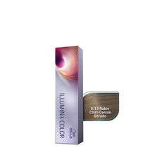 Cargar imagen en el visor de la galería, WELLA TINTE ILLUMINA COLOR  8/13 RUBIO CLARO CENIZO DORADO, 60 ML