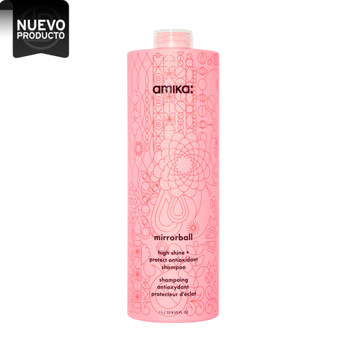 amika mirrorball shampoo de alto brillo beauty art mexico