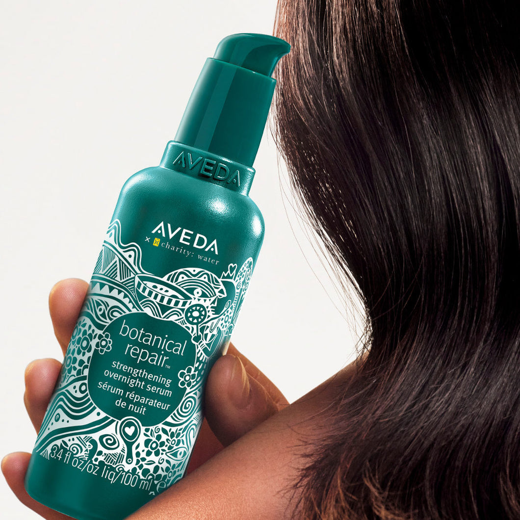 AVEDA EARTH MONTH LIMITED EDITION BOTANICAL REPAIR STRENGTHENING OVERNIGHT SERUM, 100ML