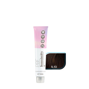 by fama tinte semi permanente color luminity tinte #5.13 beauty art mexico