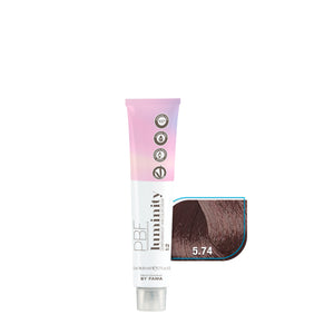 by fama tinte semi permanente color luminity tinte #5.74 beauty art mexico
