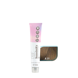 by fama tinte semi permanente color luminity tinte #8.31 beauty art mexico