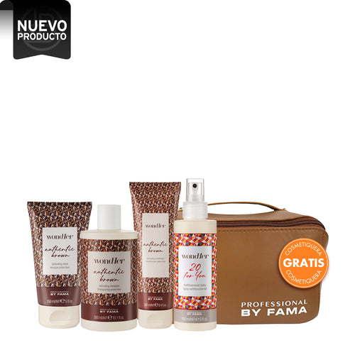PROFESSIONAL BY FAMA AUTHENTIC BROWN DEFENDING KIT