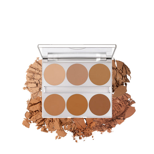 KRYOLAN DUAL FINISH PALETTE 6 C WARM / MAQUILLAJE COMPACTO