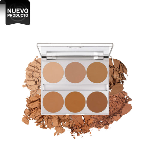 KRYOLAN DUAL FINISH PALETTE 6 C WARM / MAQUILLAJE COMPACTO