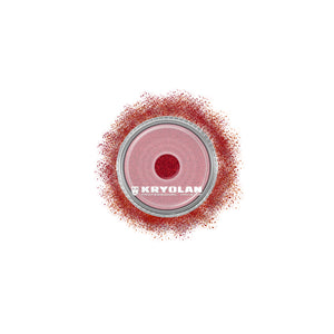 KRYOLAN POLYESTER GLIMMER BRIGHT RED - ROJO, 4 GR