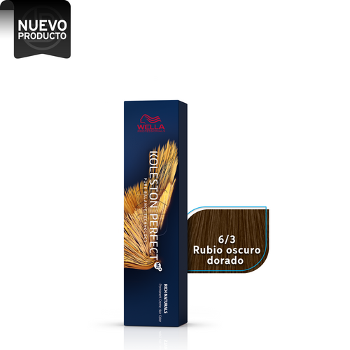 WELLA KOLESTON PERFECT 6/3 RUBIO OSCURO DORADO, 60 ML