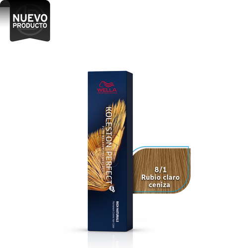 WELWELLA KOLESTON PERFECT 8/1 RUBIO CLARO CENIZA, 60 ML