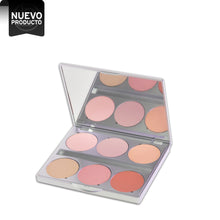 Cargar imagen en el visor de la galería, KYOLAN BLUSHER PALETTE HAZE 6 COLORES