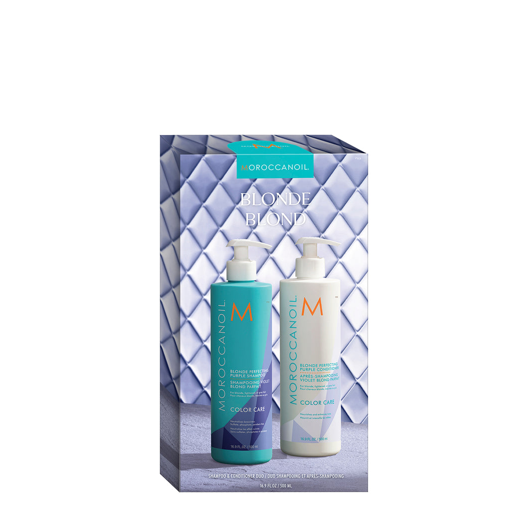 MOROCCANOIL DÚO DE MEDIO LITRO RUBIOS PERFECTOS