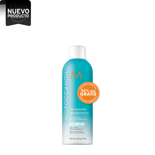 MOROCCANOIL CHAMPÚ SECO TONOS CLAROS, 300 ML