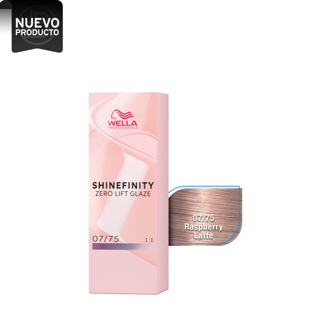 wella shinefinity 07/75 rubio medio marron caoba beauty art mexico