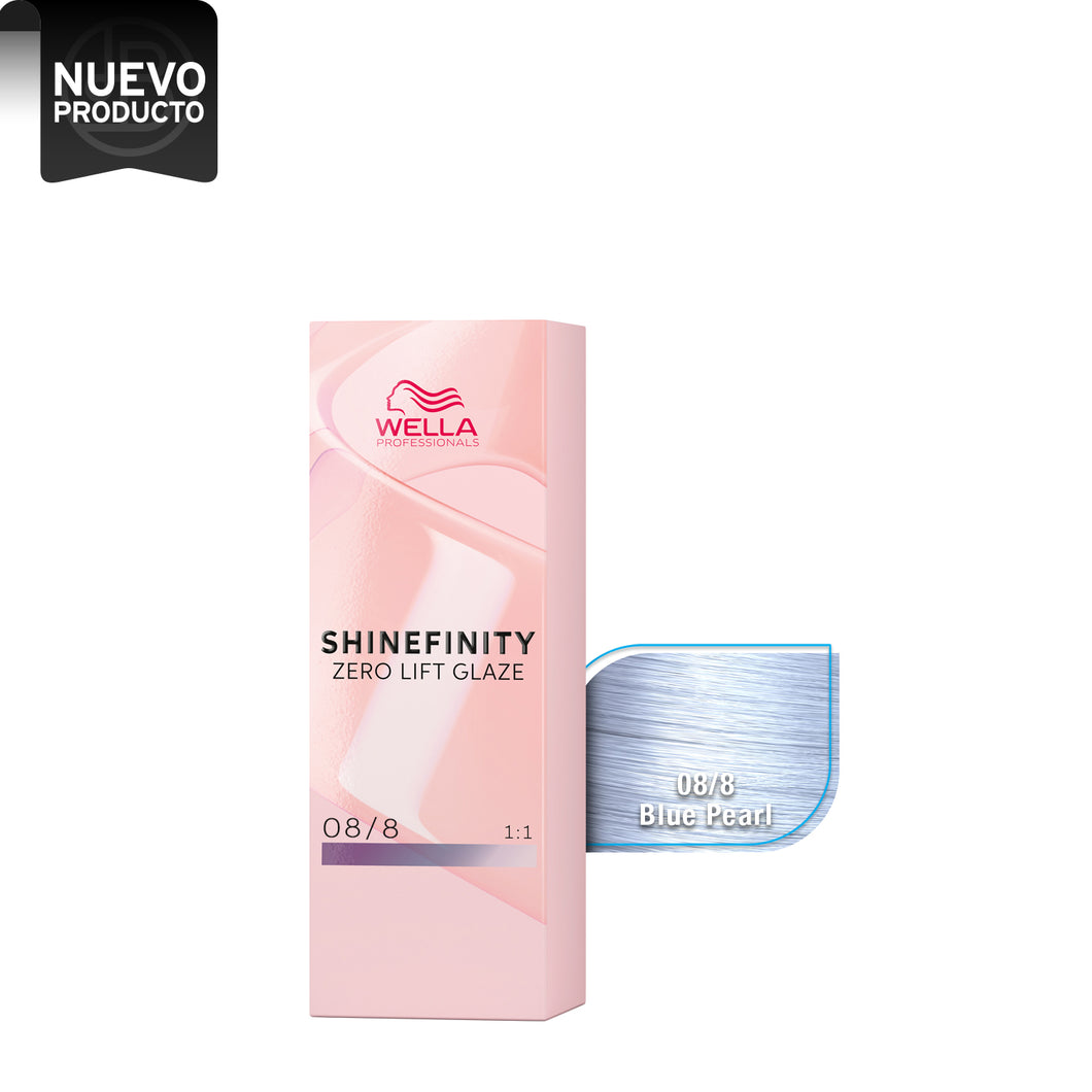 wella shinefinity 08/8 rubio claro perla beauty art mexico