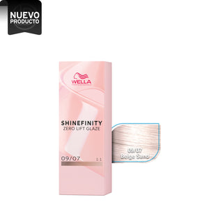 wella shinefinity 09/07 rubio extra claro marron beauty art mexico