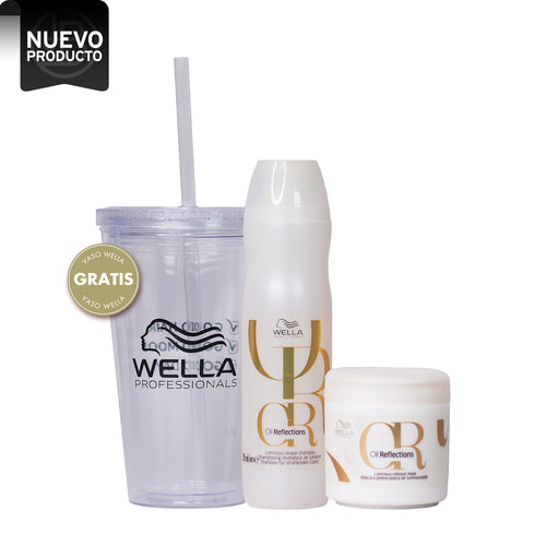 WELLA OIL REFLECTIONS KIT + VASO HAIRSTYLE