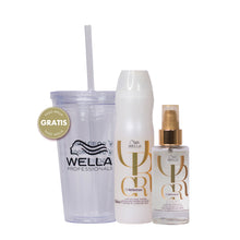 Cargar imagen en el visor de la galería, WELLA OIL REFLECTIONS PACK LIGHT + VASO HAIRSTYLE