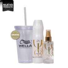 Cargar imagen en el visor de la galería, WELLA OIL REFLECTIONS PACK LIGHT + VASO HAIRSTYLE