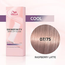 Cargar imagen en el visor de la galería, WELLA SHINEFINITY 07/75 RUBIO MEDIO MARRÓN CAOBA, 60 ML