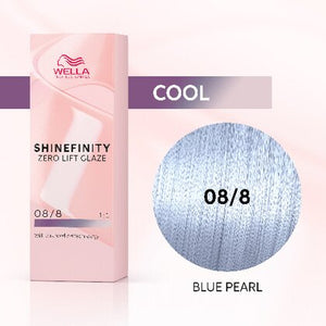 WELLA SHINEFINITY 08/8 RUBIO CLARO PERLA, 60 ML