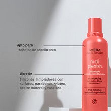 Cargar imagen en el visor de la galería, AVEDA NUTRIPLENISH SHAMPOO DEEP, 250 ML