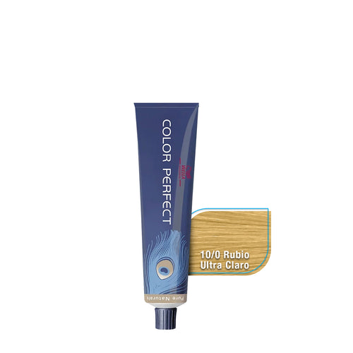 WELLA TINTE COLOR PERFECT Familia Pure Naturals CP 60 ml. 10/0 RUBIO ULTRA CLARO
