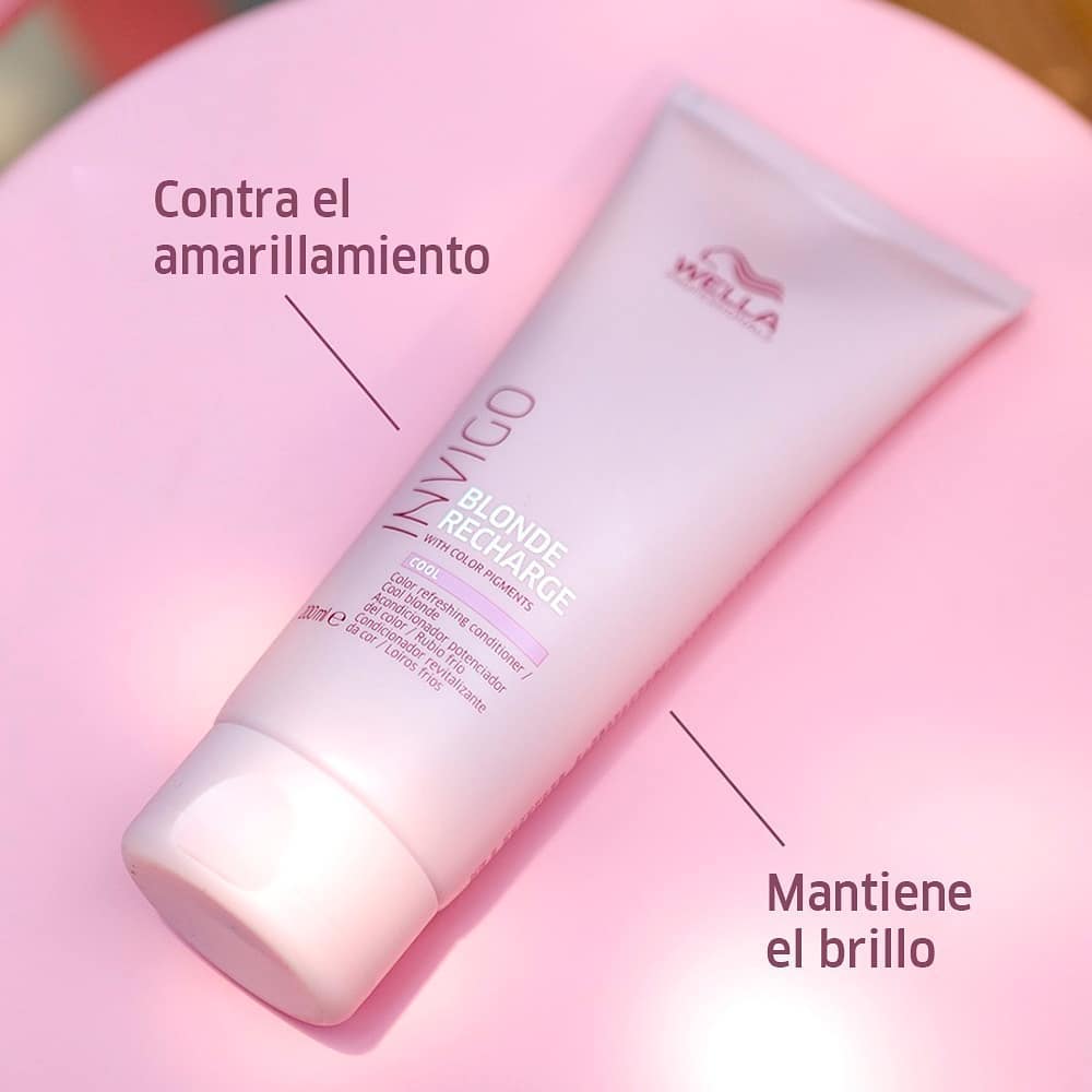 wella blonde recharge acondicionador beauty art mexico