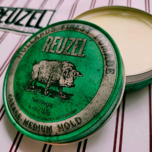 reuzel green pomade grease beauty art mexico