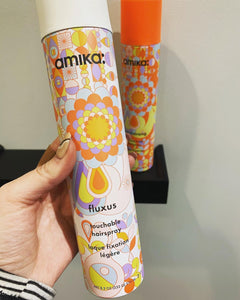 amika fluxus touchable hair spray beauty art mexico