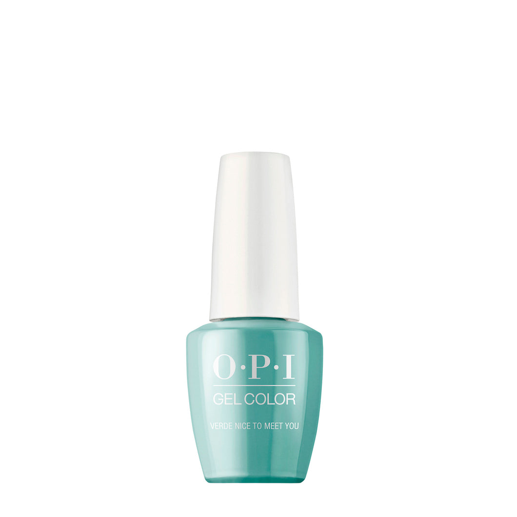 opi gel color verde nice to meet you beauty art mexico