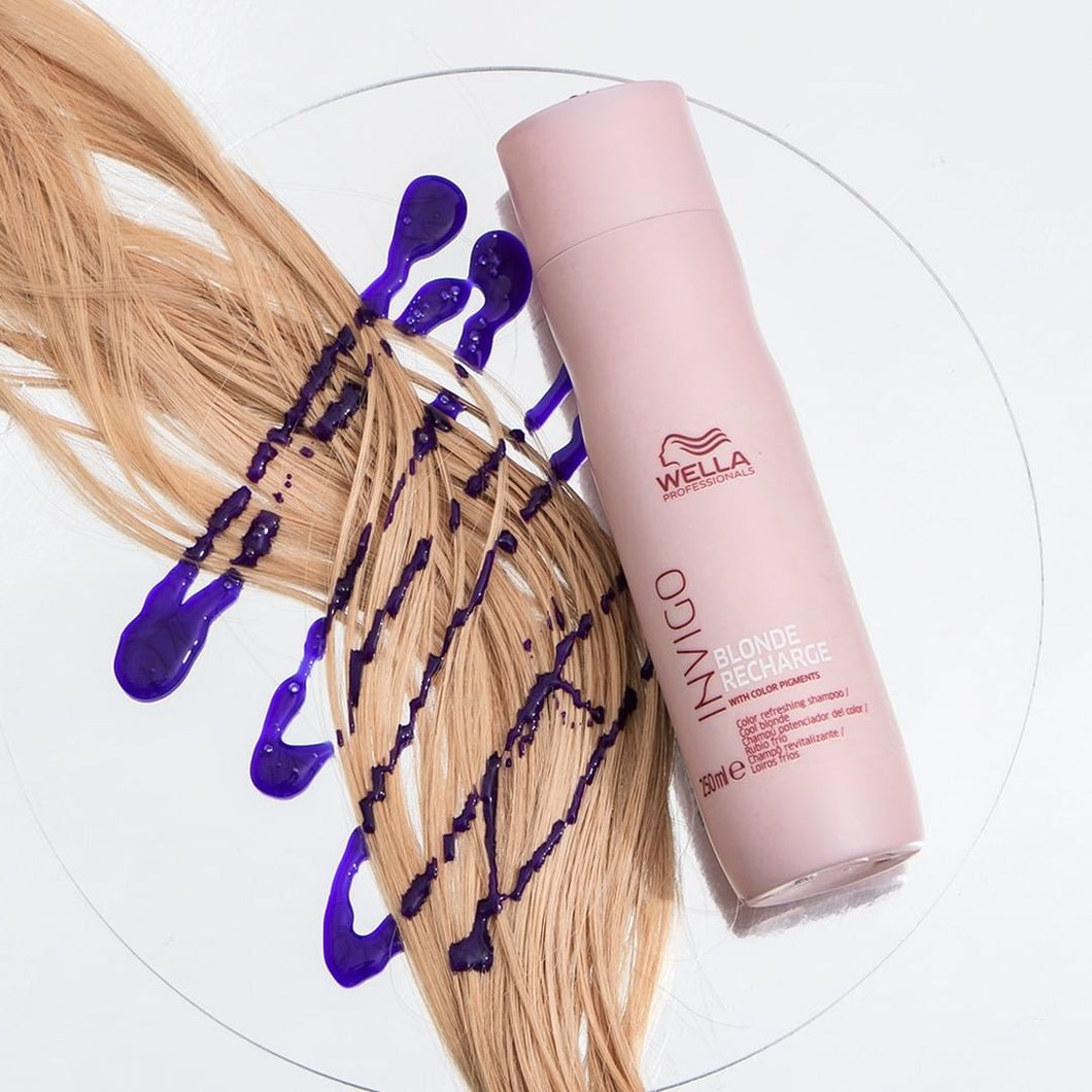 WELLA BLONDE RECHARGE SHAMPOO, 250 ML