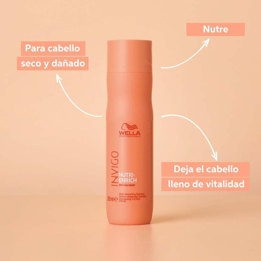 wella nutri enrich shampoo beauty art mexico