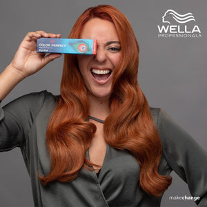 WELLA COLOR PERFECT 7/34 RUBIO MEDIO DORADO ROJO SPICE, 60 ML