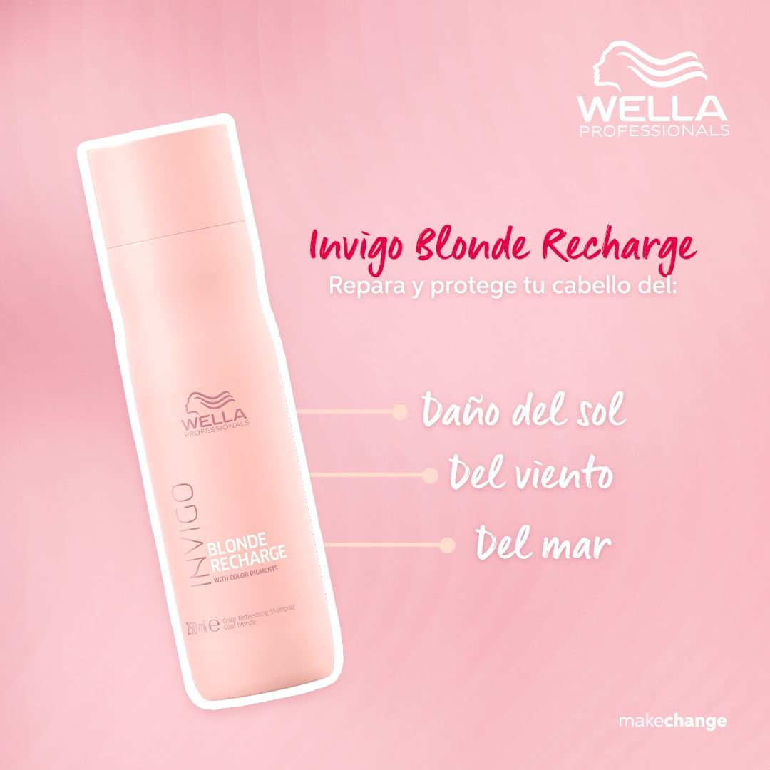 Wella Professionals Envigo Blonde Recharge Shampoo 250 ml - champú antirrojo