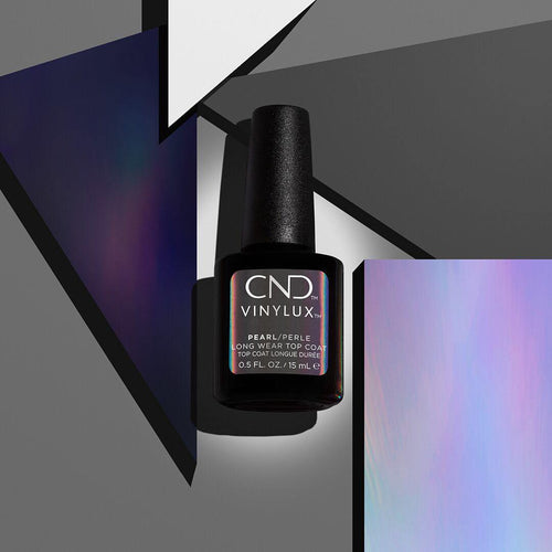 cnd shellac pearl top coat beauty art mexico