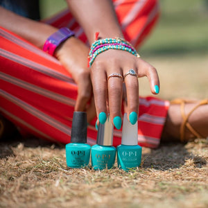 opi infinite shine dance party 'teal dawn, 15 ml, beauty art méxico