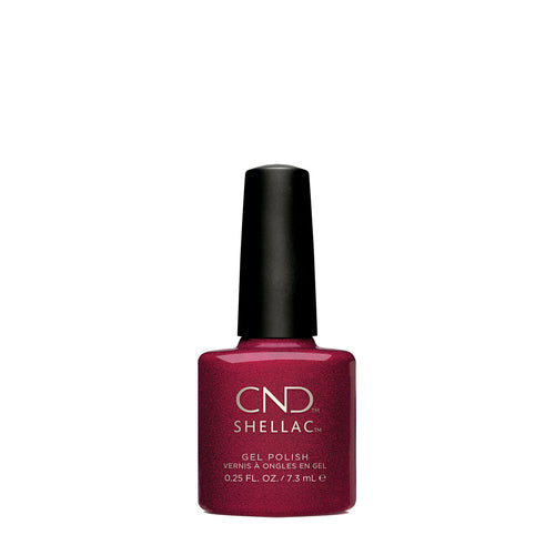 cnd shellac red baroness beauty art mexico