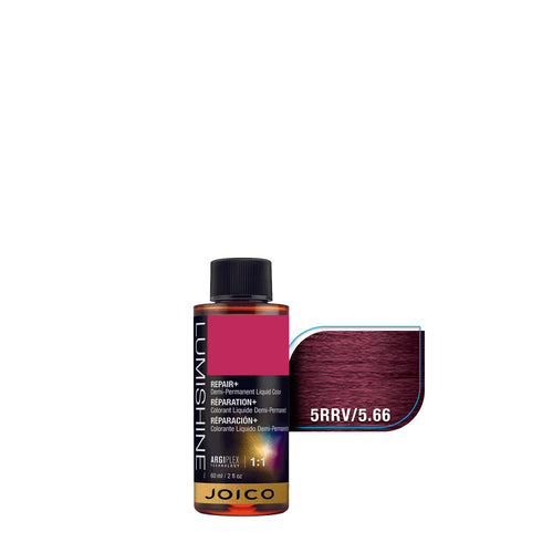 JOICO TINTE LUMISHINE DEMI LIQ 5RRV 2Z, 60 ML