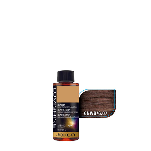 JOICO TINTE LUMISHINE DEMI LIQ 6NWB, 60 ML