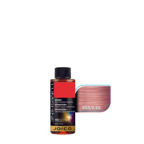 JOICO TINTE LUMISHINE DEMI LIQ 8RR 2Z, 60 ML