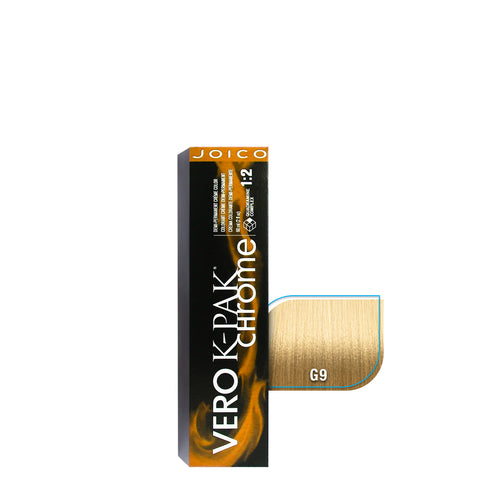 JOICO TINTE VERO K-PAK CHROME SERIE DORADO VEROCHROME K-PAK G9, 60 ML