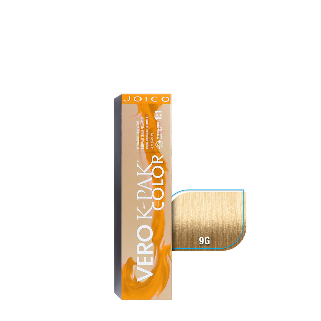 JOICO TINTE VERO K-PAK COLOR VKC SERIE DORADO 9G, 74 ML