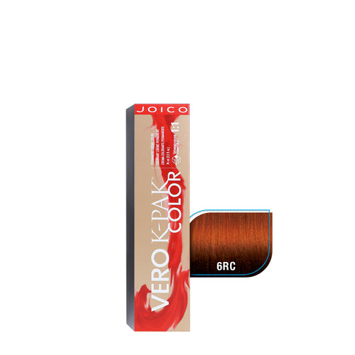 JOICO TINTE VERO K-PAK COLOR VKC SERIE ROJO 6RC, 74 ML
