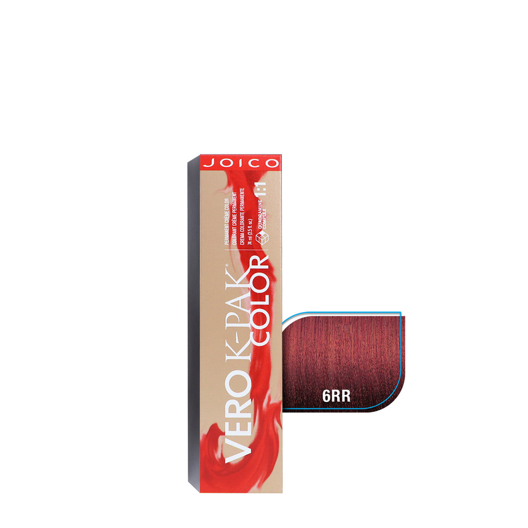 JOICO TINTE VERO K-PAK COLOR VKC SERIE ROJO 6RR, 74 ML