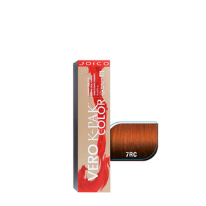 JOICO TINTE VERO K-PAK COLOR VKC SERIE ROJO 7RC, 74 ML