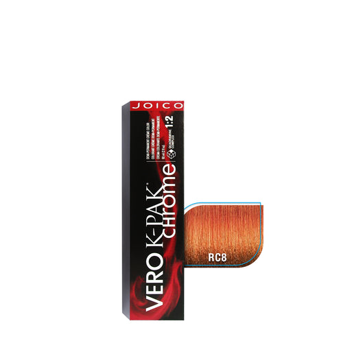 JOICO TINTE VERO K-PAK CHROME SERIE ROJO VEROCHROME K-PAK RC8, 60 ML