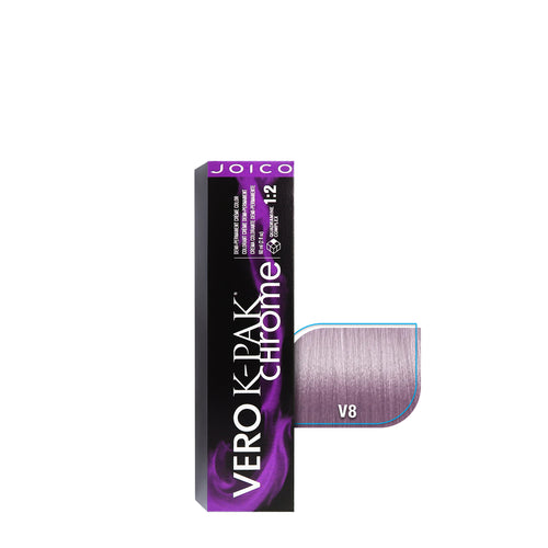 JOICO TINTE VERO K-PAK CHROME SERIE VIOLETA VEROCHROME K-PAK V8, 60 ML