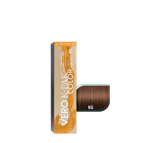 JOICO TINTE VERO K-PAK COLOR VKC SERIE DORADO 6G, 74 ML