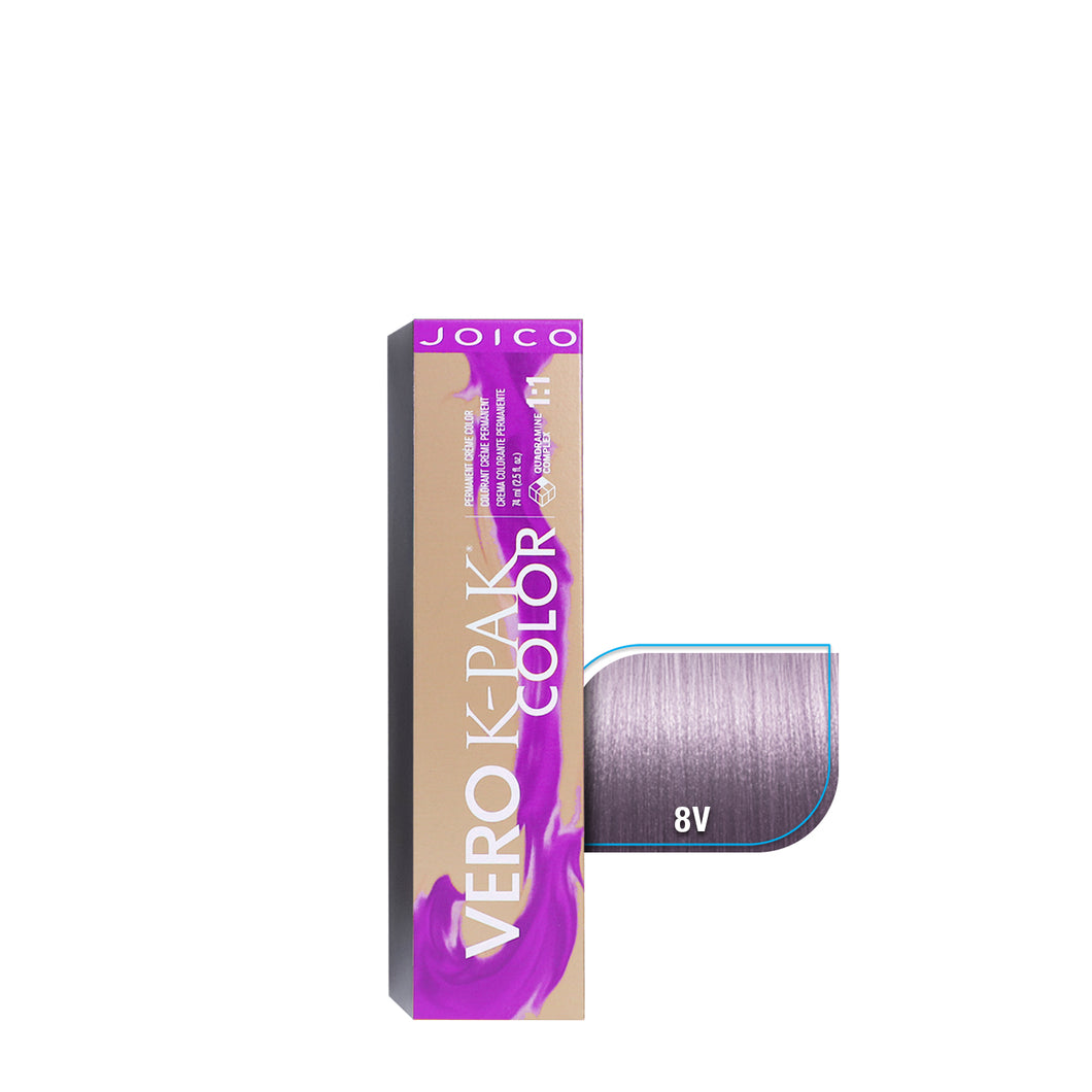 JOICO TINTE VERO K-PAK COLOR VKC SERIE VIOLETA 8V, 74 ML